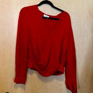 LANGENCE BLOUSE RUST COLOR